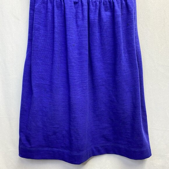 Madewell Sleeveless Fit & Flared Dress Women XS Blue Side Pockets Back Zip Used - Picture 15 of 16
